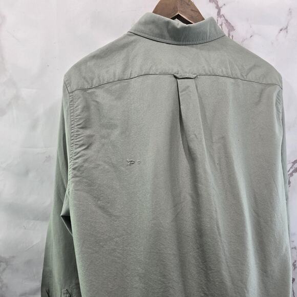 Everlane Shirt Mens Medium Green Oxford Long Sleeve Button Down Cotton - Picture 10 of 14